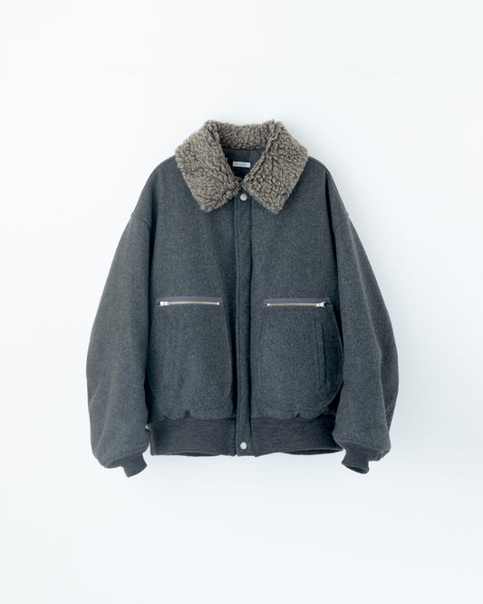 MELTON/PADED FLIGHT JACKET