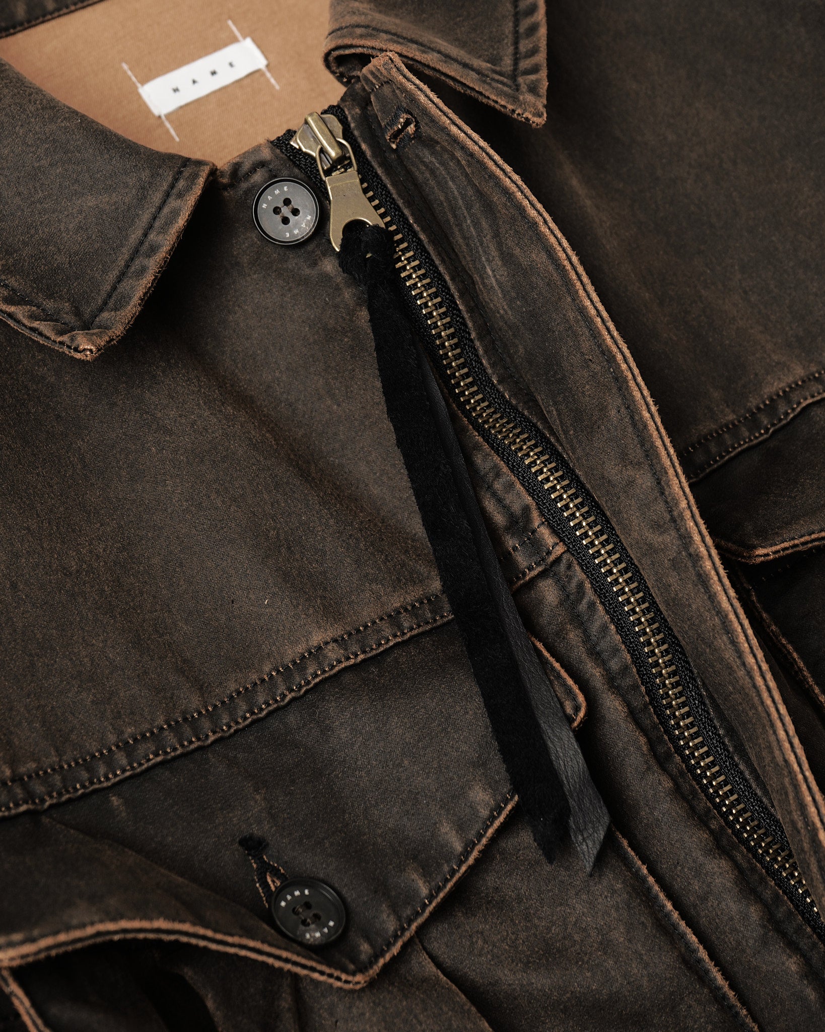 WAX COATING FIELD JACKET – Name. OFFICIAL STORE