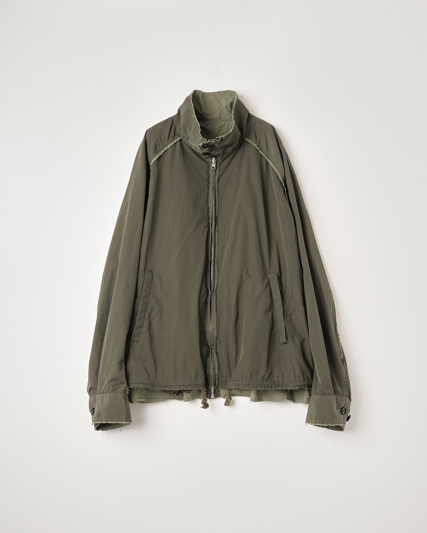 REVERSIBLE HARRINGTON JACKET : IRREGULAR INSIDE OUT