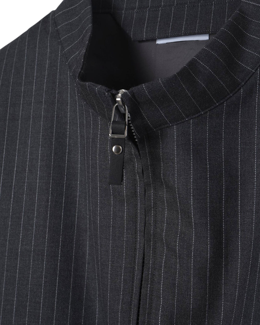 WOOL STRIPED SHORT BLOUSON
