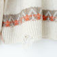WOOL NORDIC KNIT SWEATER : INSIDE OUT PATTERN