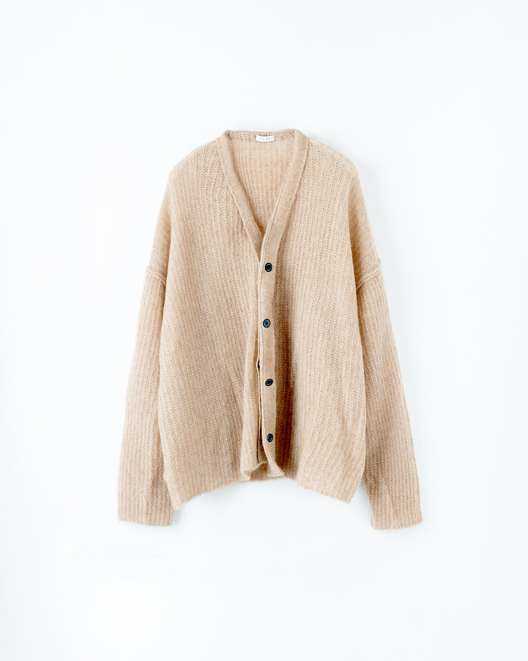 MOHAIR KNIT CARDIGAN : INSIDE OUT