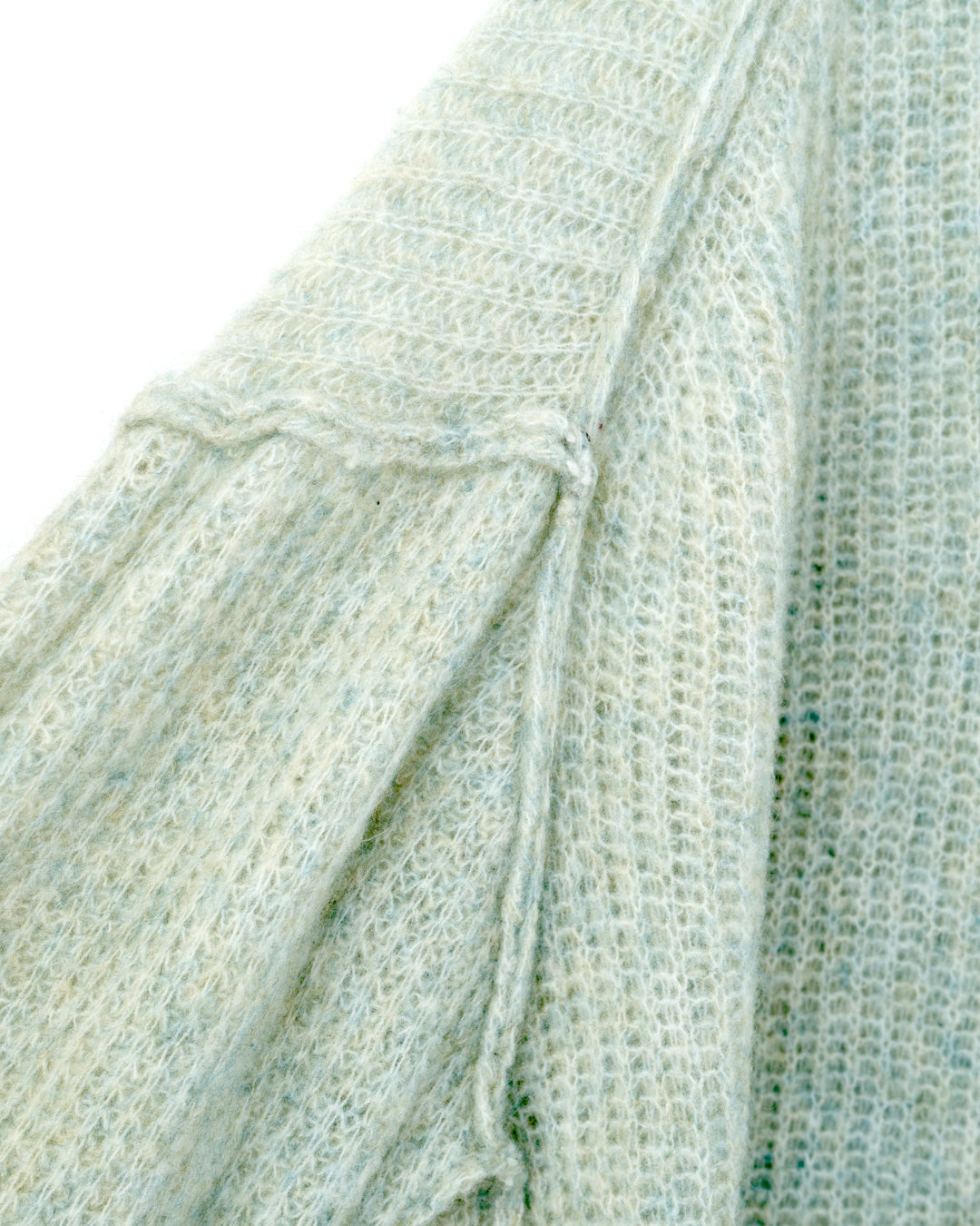MOHAIR KNIT CARDIGAN : INSIDE OUT