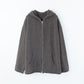 ZIP UP KNIT HOODIE