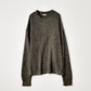 SHIFTED MELANGE KNIT PULLOVER : INSIDE OUT
