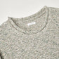 SHIFTED MELANGE KNIT PULLOVER : INSIDE OUT