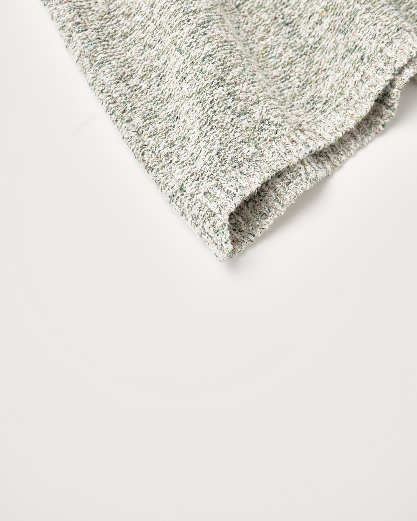 SHIFTED MELANGE KNIT VEST : INSIDE OUT