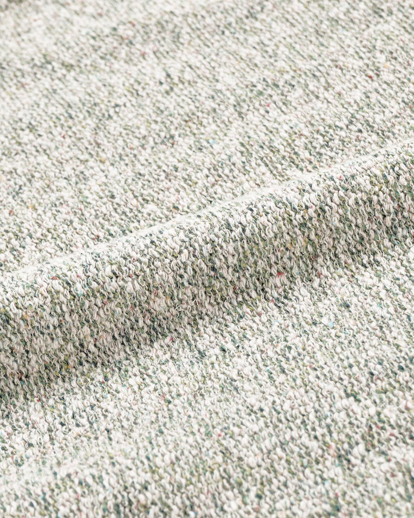 SHIFTED MELANGE KNIT PULLOVER : INSIDE OUT