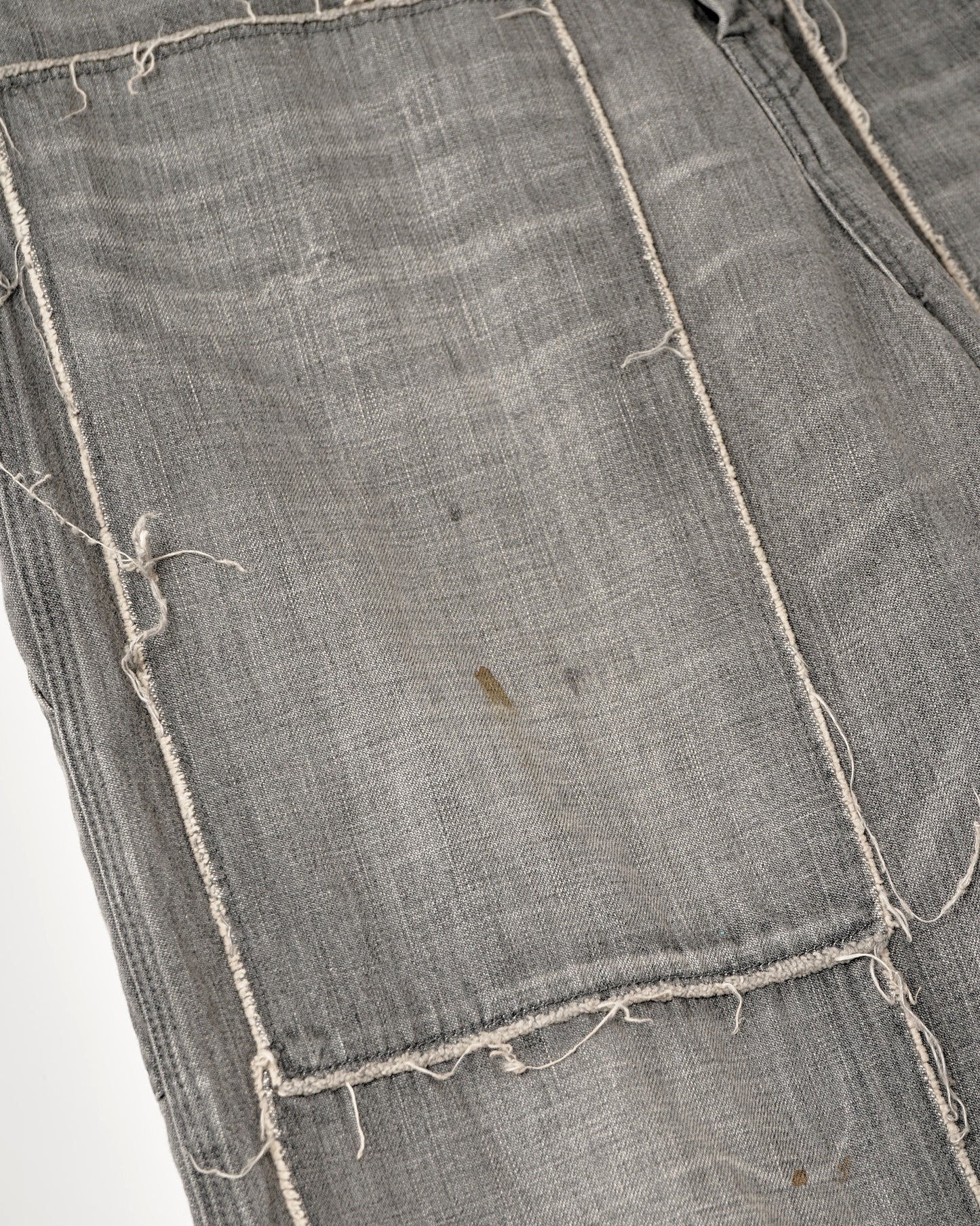 DENIM PAINTER PANTS : DISTRESSED