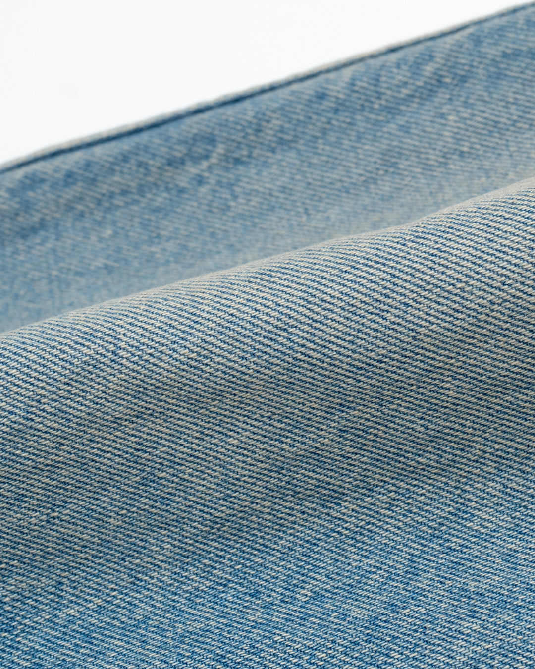 DENIM VENTILATION RAYERED PANTS : DISTRESSED