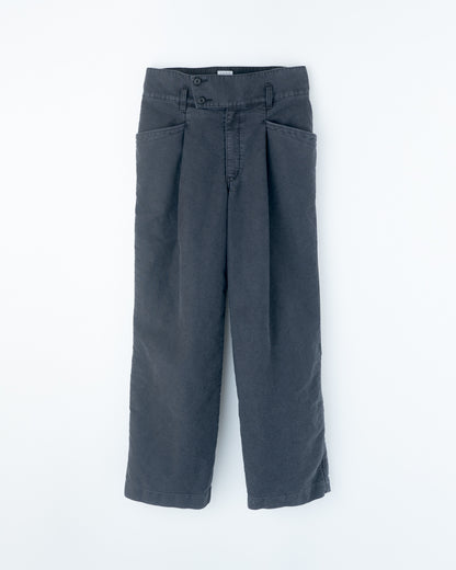 COTTON MALL SKIN HIGH WAIST WORK PANTS