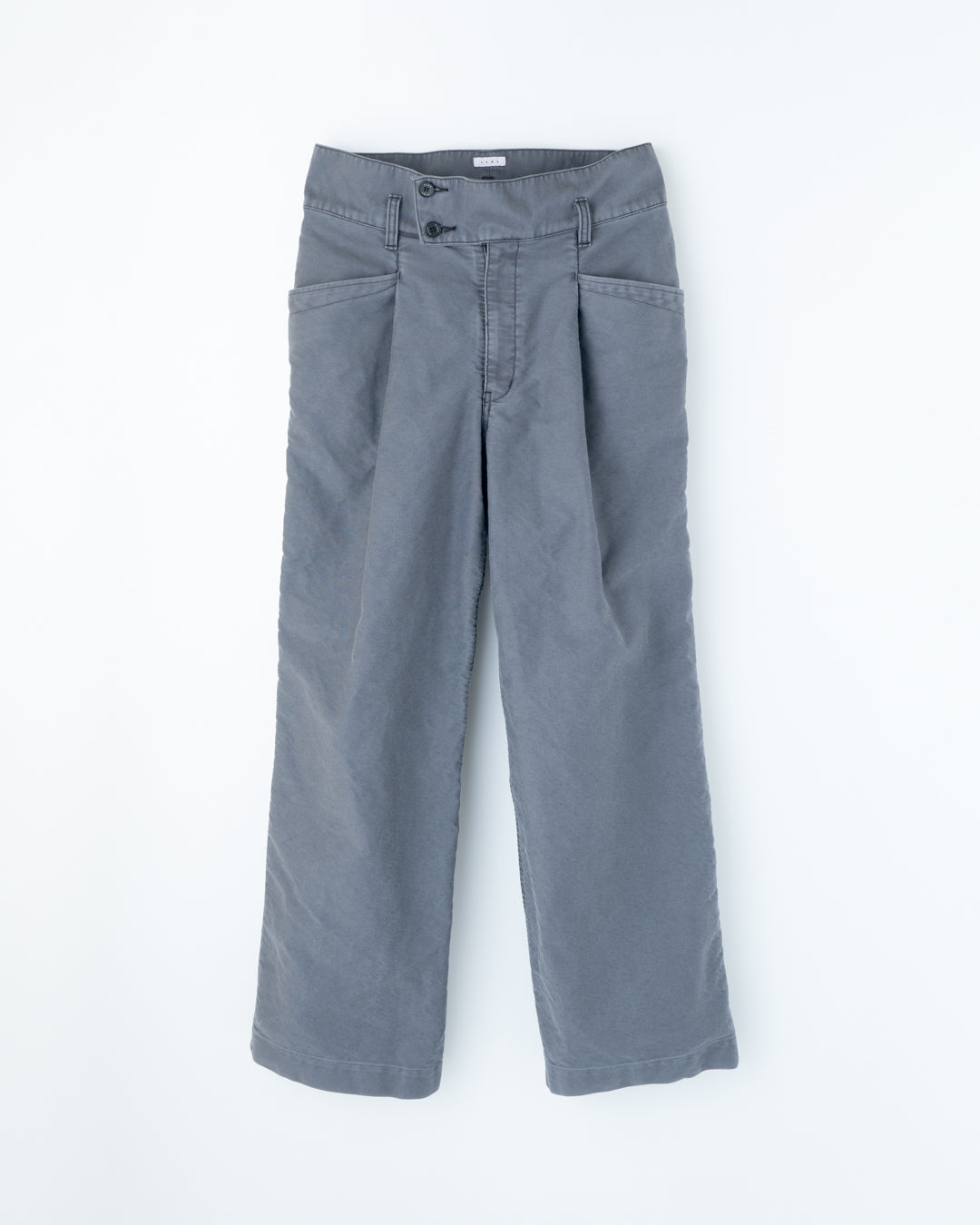 COTTON MALL SKIN HIGH WAIST WORK PANTS