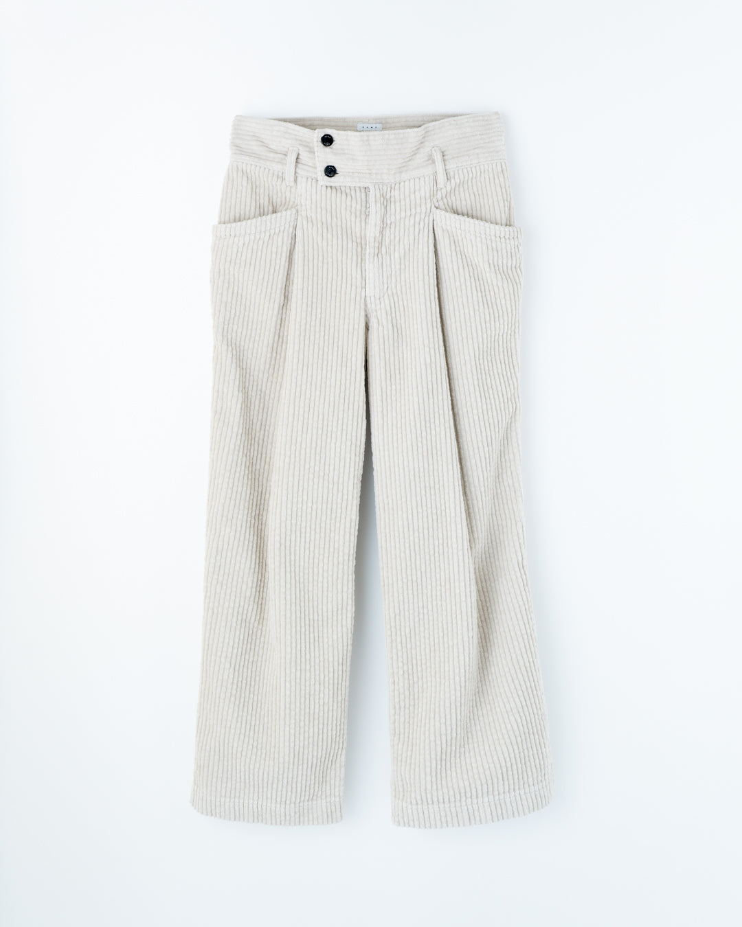 CORDUROY HIGH WAIST WORK PANTS
