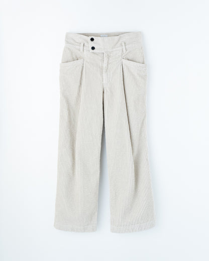 CORDUROY HIGH WAIST WORK PANTS