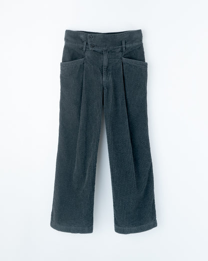CORDUROY HIGH WAIST WORK PANTS