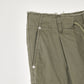 COTTON SERGE ONE TUCK CARGO PANTS : TELE CUT