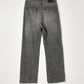 12oz DENIM STRAIGHT PINTUCK PANTS : DELTA SHAPE