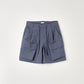 NYLON TWILL ONE TUCK CARGO SHORTS : TELE CUT