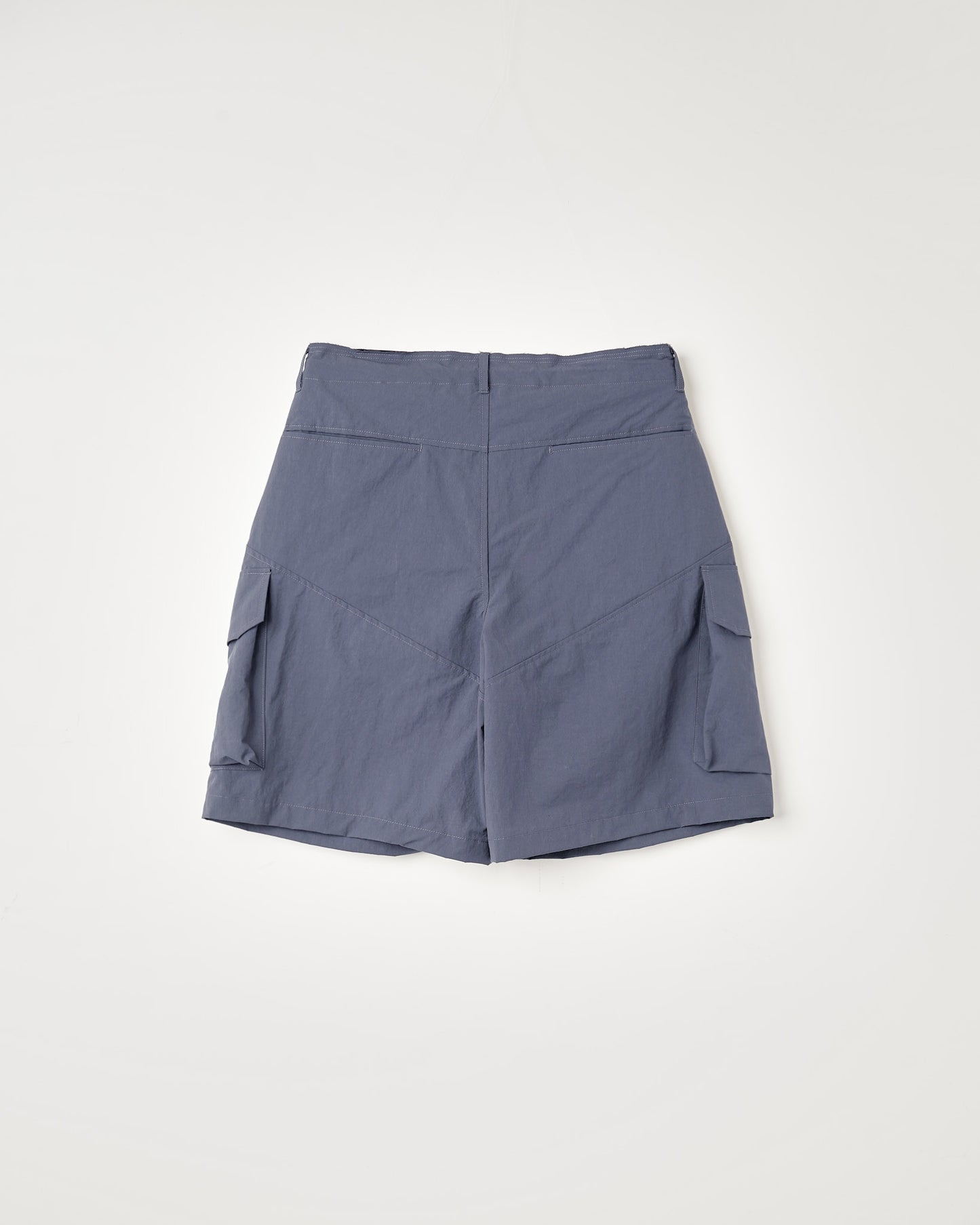 NYLON TWILL ONE TUCK CARGO SHORTS : TELE CUT