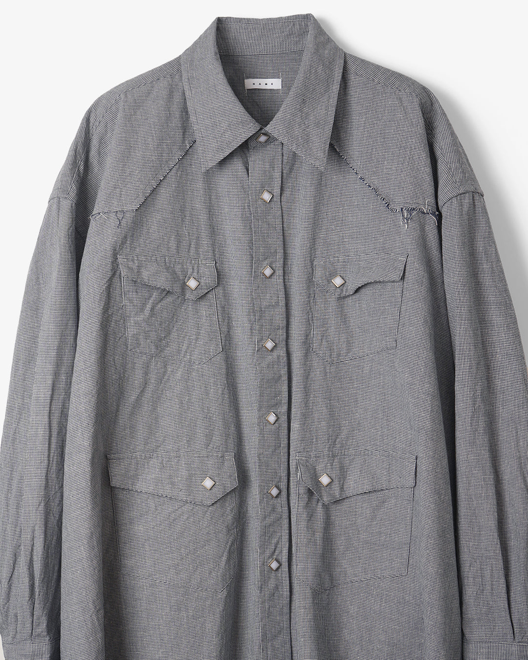 C/L HOUNDS TOOTH WESTERN SHIRT