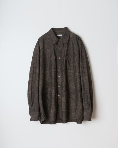 OVERDYED PAISLEY REGULAR SHIRT