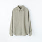 WOOL/LINEN WIDE SHIRT