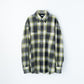 COTTON FLANNEL OMBRE REGULAR SHIRT : CUT-OFF