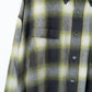 COTTON FLANNEL OMBRE REGULAR SHIRT : CUT-OFF