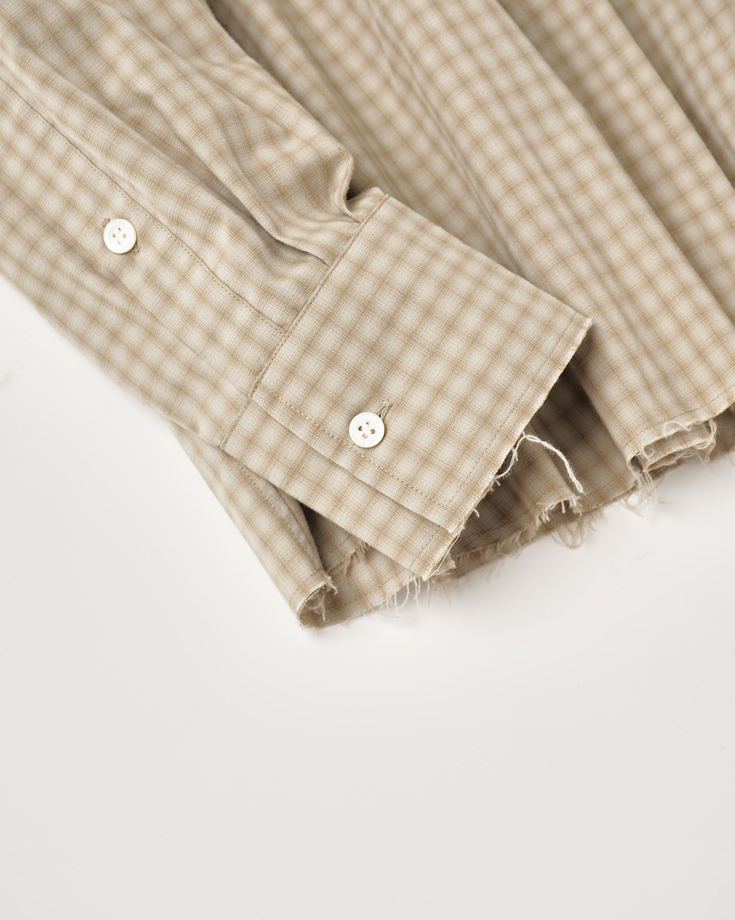 T/R CHECK REGULAR SHIRT : CUT-OFF