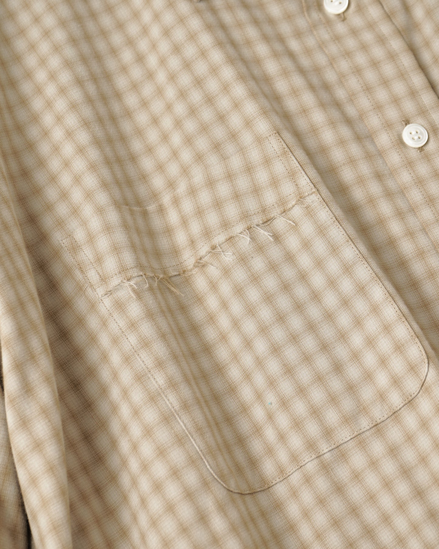 T/R CHECK REGULAR SHIRT : CUT-OFF