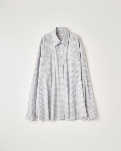 T/R CHECK REGULAR SHIRT : CUT-OFF