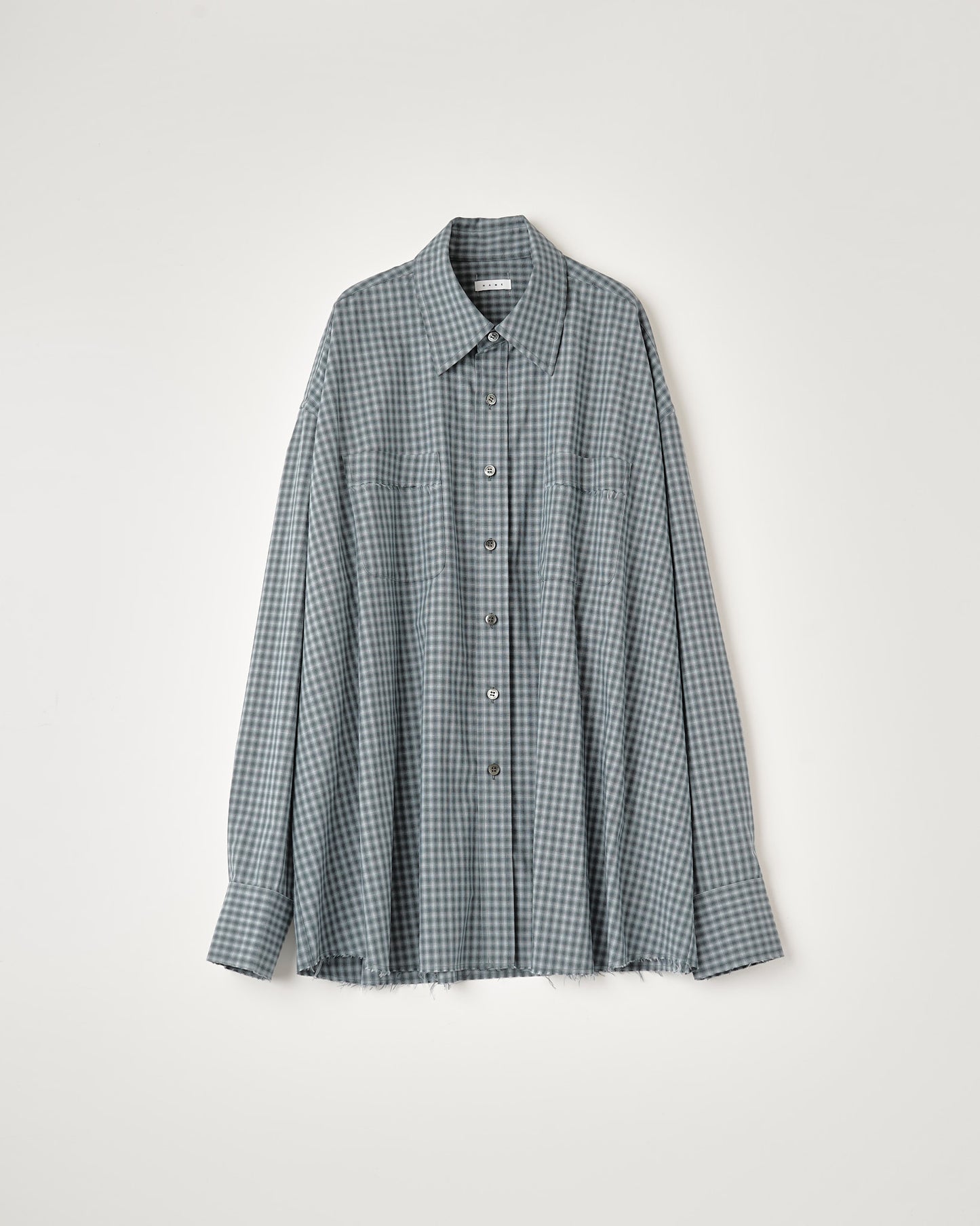 T/R CHECK REGULAR SHIRT : CUT-OFF