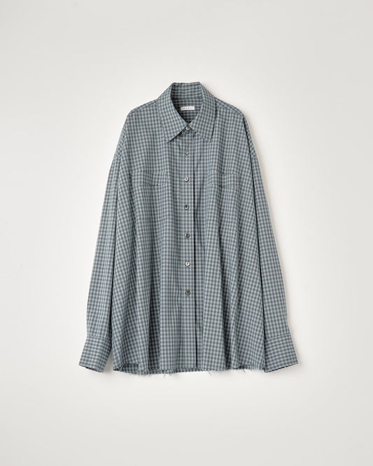T/R CHECK REGULAR SHIRT : CUT-OFF