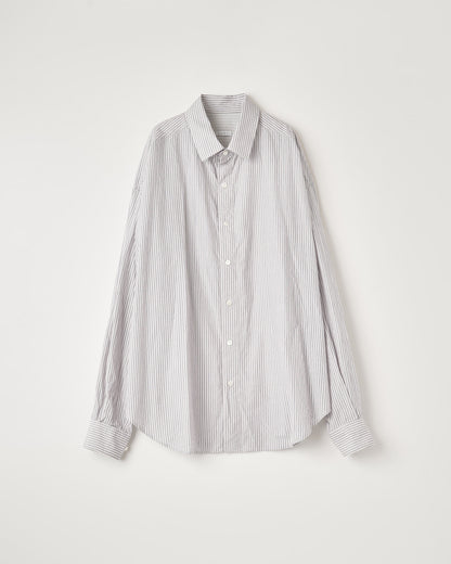 STRIPE WIDE SHIRT : CUT-OFF & SWITCHING