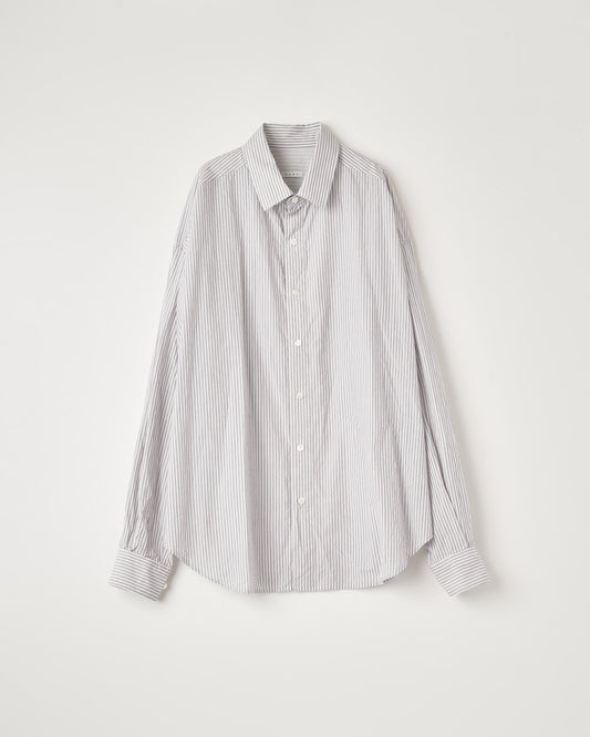 STRIPE WIDE SHIRT : CUT-OFF & SWITCHING