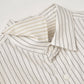 STRIPE WIDE SHIRT : CUT-OFF & SWITCHING