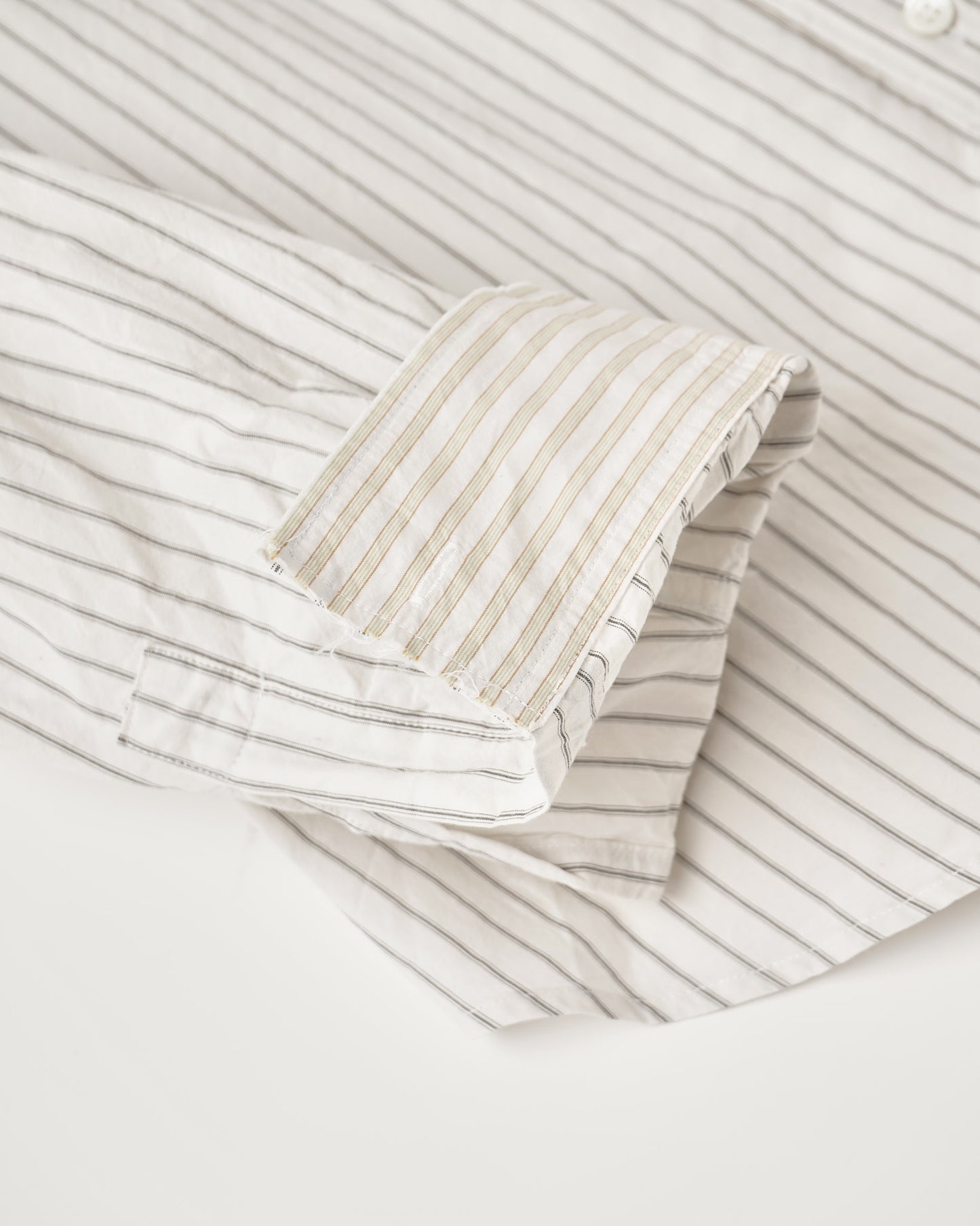 STRIPE WIDE SHIRT : CUT-OFF & SWITCHING