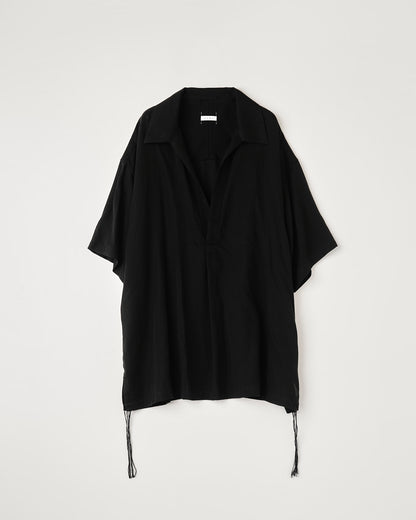 DOBBY SATIN PULLOVER SHIRT