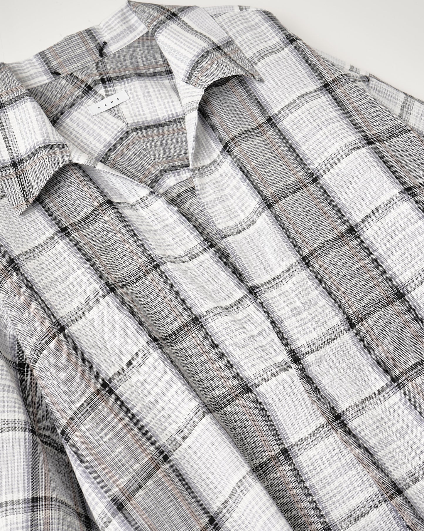 C/L PLAID PULLOVER SHIRT : VINTAGE FABRIC