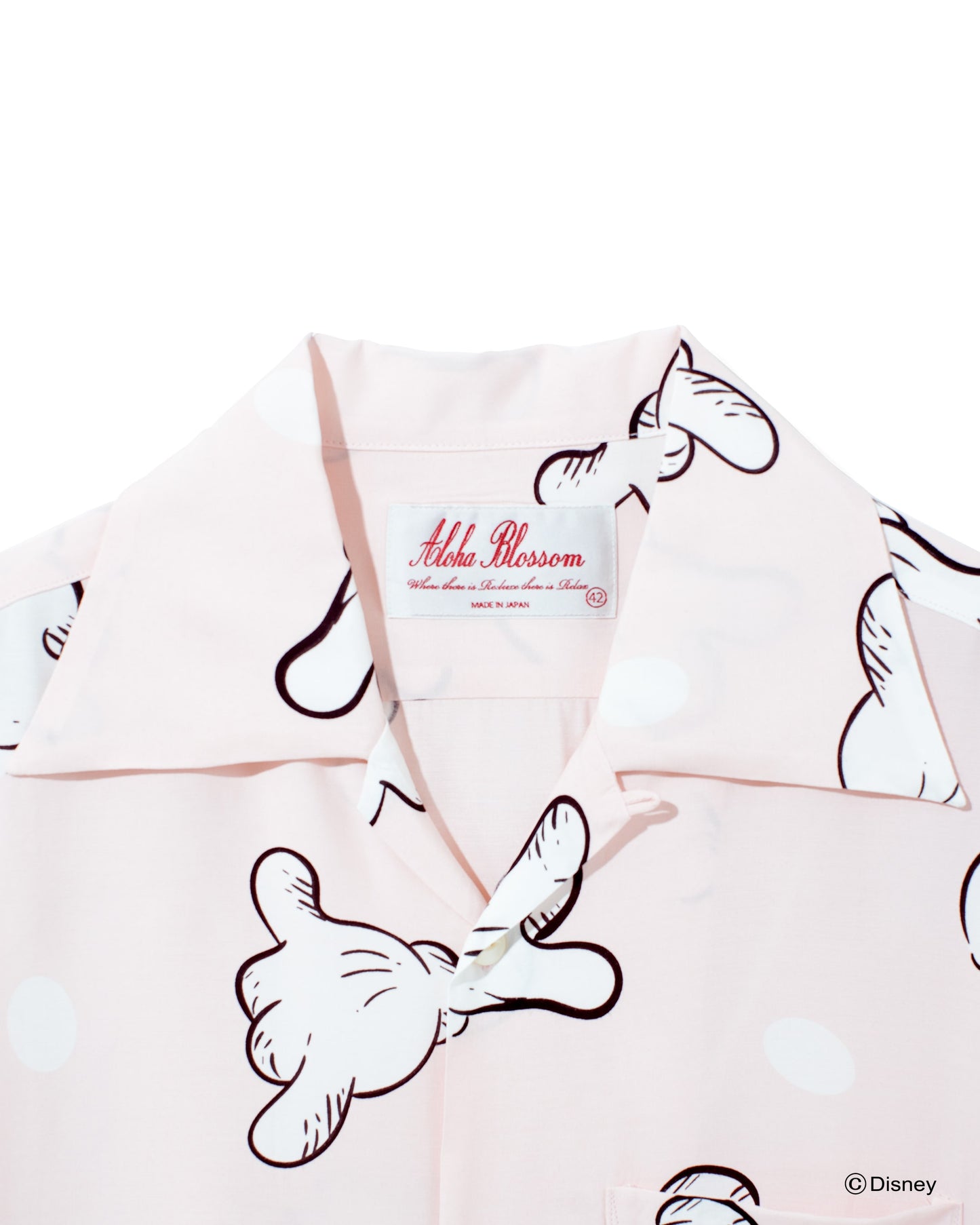 HAND SIGN ALOHA SHIRT (MICKEY MOUSE)