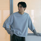 RAYERED SLEEVE SWEAT SHIRT
