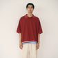 INDIAN COTTON KANOKO BIG POLO SHIRT